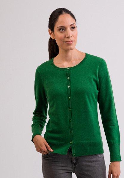 CASH-MERE.CH Kaschmir Cardigan Rundhals
