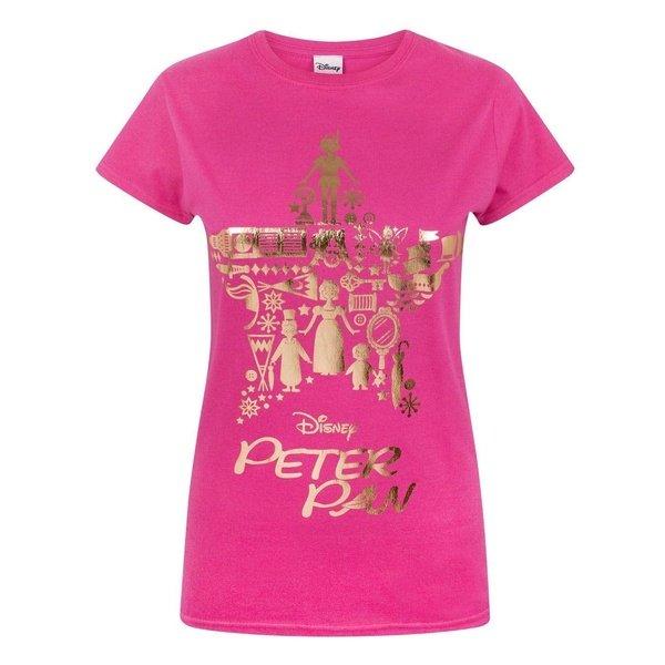Peter Pan Peter Pan Goldfolien-Print T-Shirt