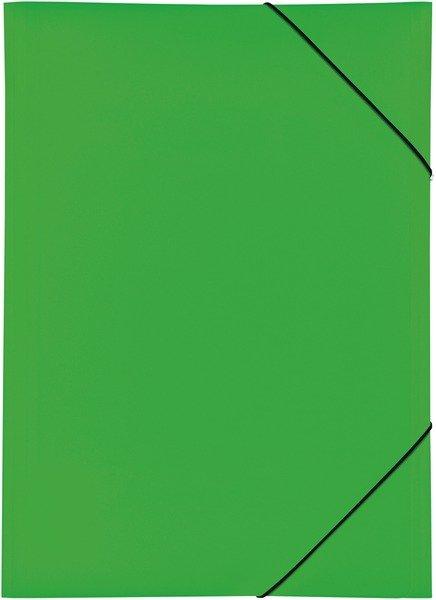 Pagna PAGNA Gummizugmappe A3 21638-05 grün PP 3 Einschlagklappen