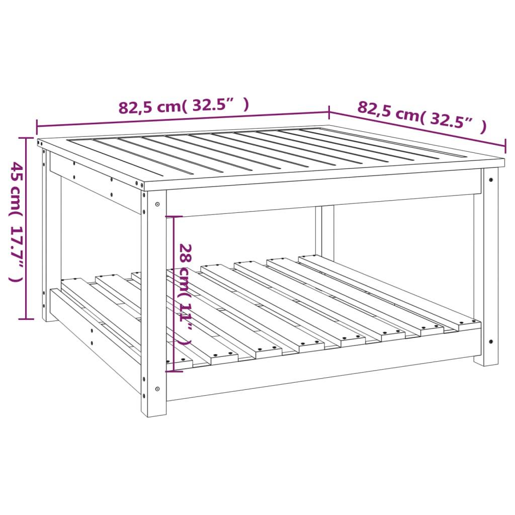 VidaXL Gartentisch kiefernholz