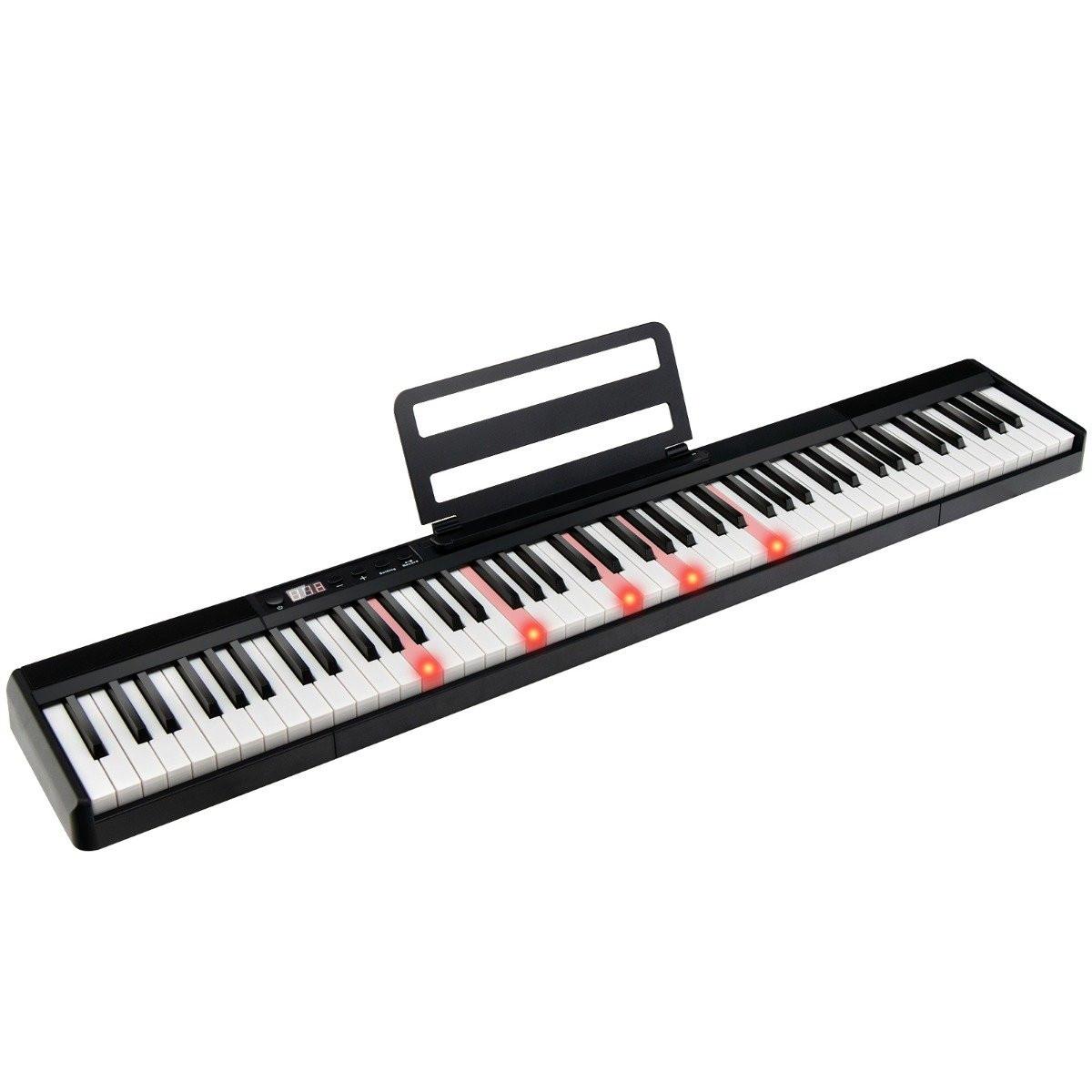 B2X Elektronisches Keyboard 88 Tastatur Elektroklavier Digitale Keyboard Musikinstrument Set