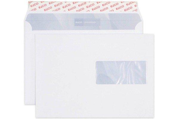 elco ELCO Couvert Premium m/Fenster C5 32892 80g, weiss 500 Stück
