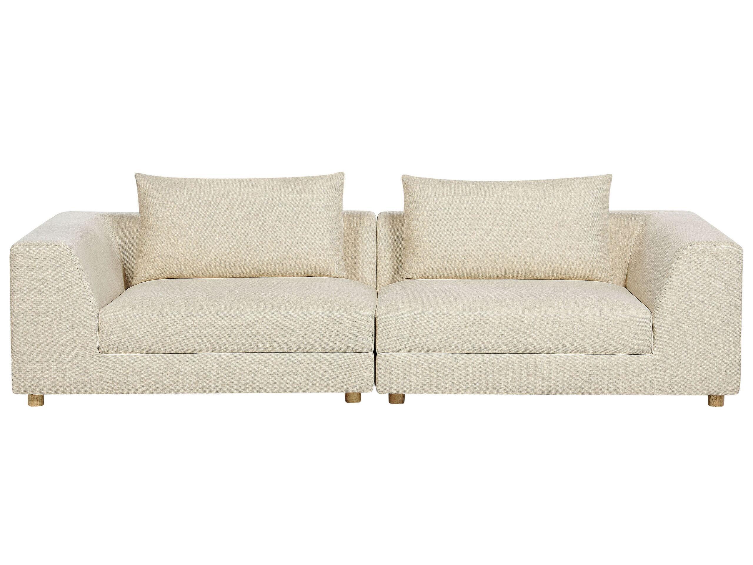 Beliani 3 Sitzer Sofa aus Polyester Modern LERMON
