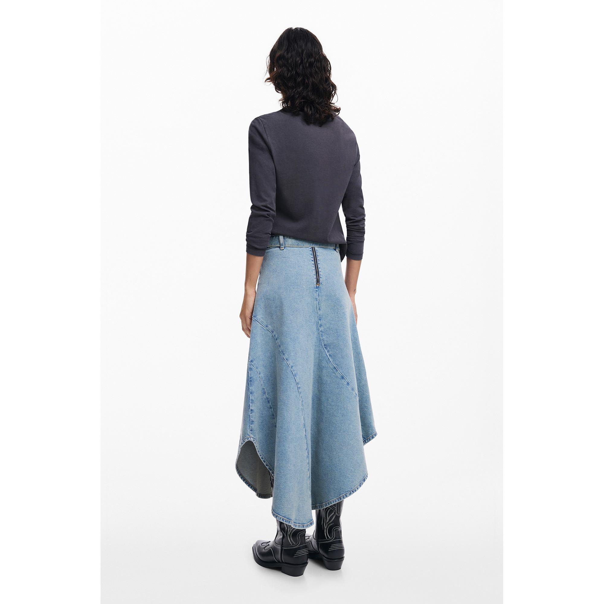 Desigual Langarm T-Shirt mit Love Print