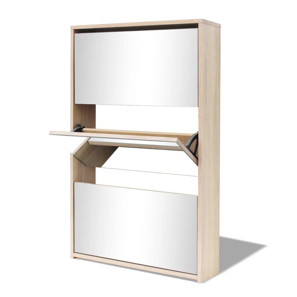 VidaXL Schuhschrank holzwerkstoff
