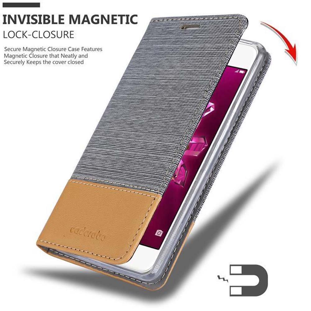 Cadorabo Hülle für Huawei Enjoy 7 Magnetverschluss, Kartenfach