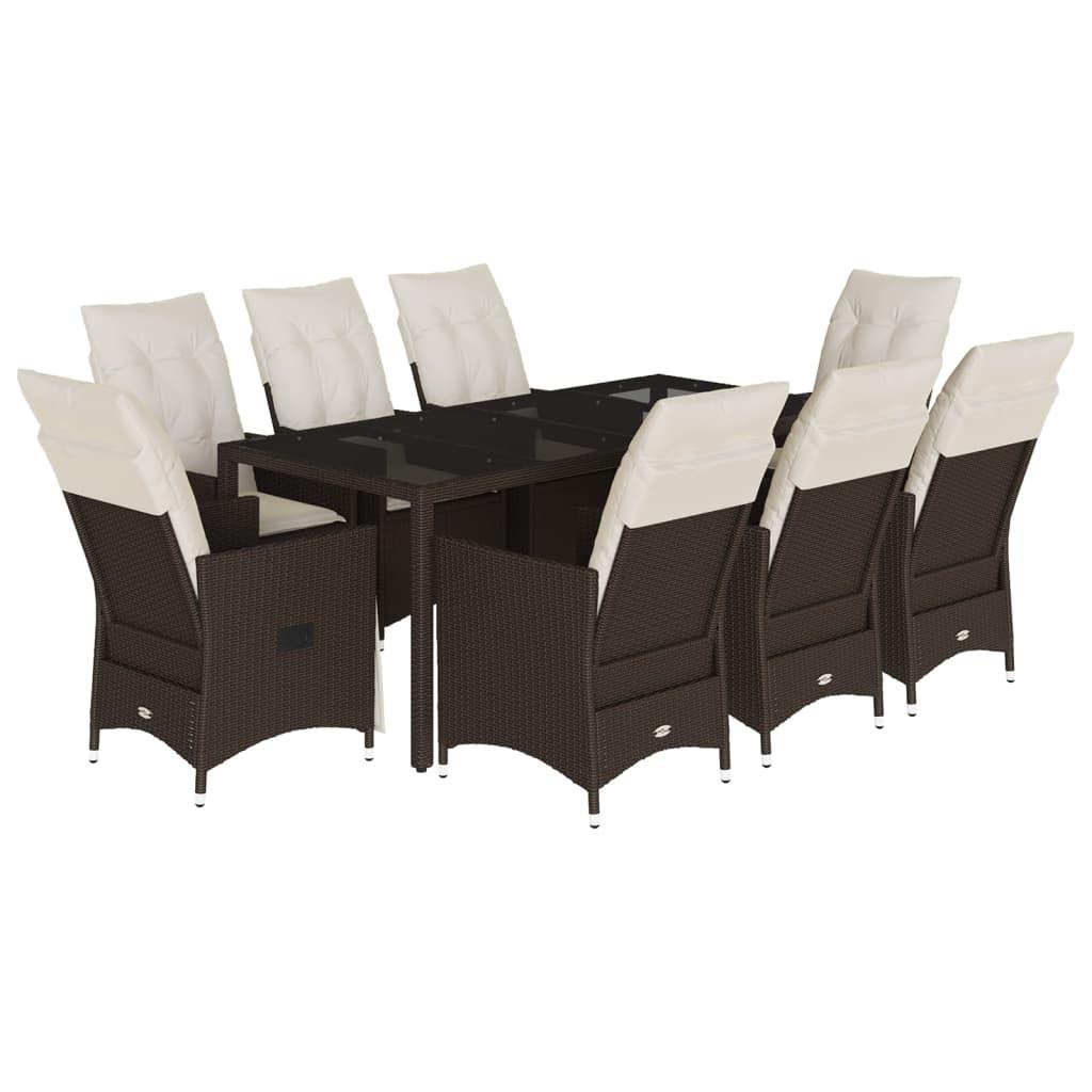 VidaXL Garten essgruppe poly-rattan