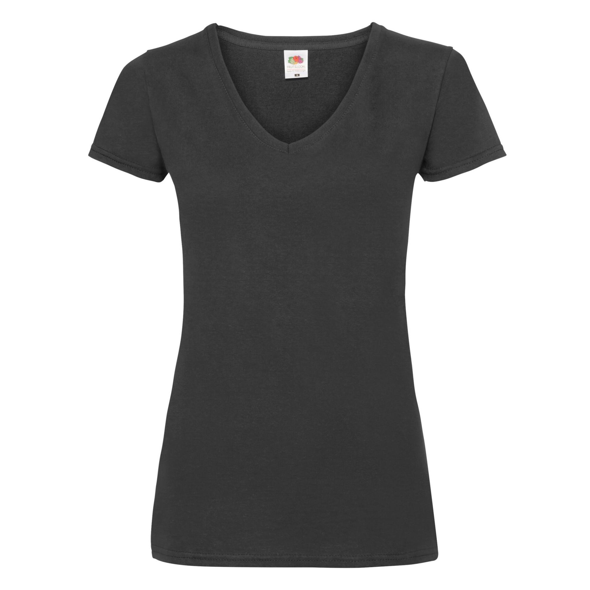 Fruit of the Loom Valueweight V-Ausschnitt T-Shirt