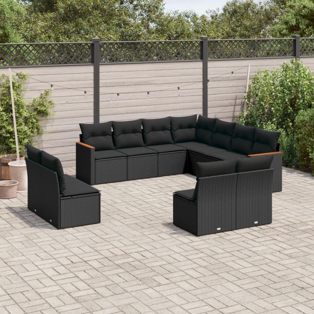 VidaXL Garten sofagarnitur poly-rattan