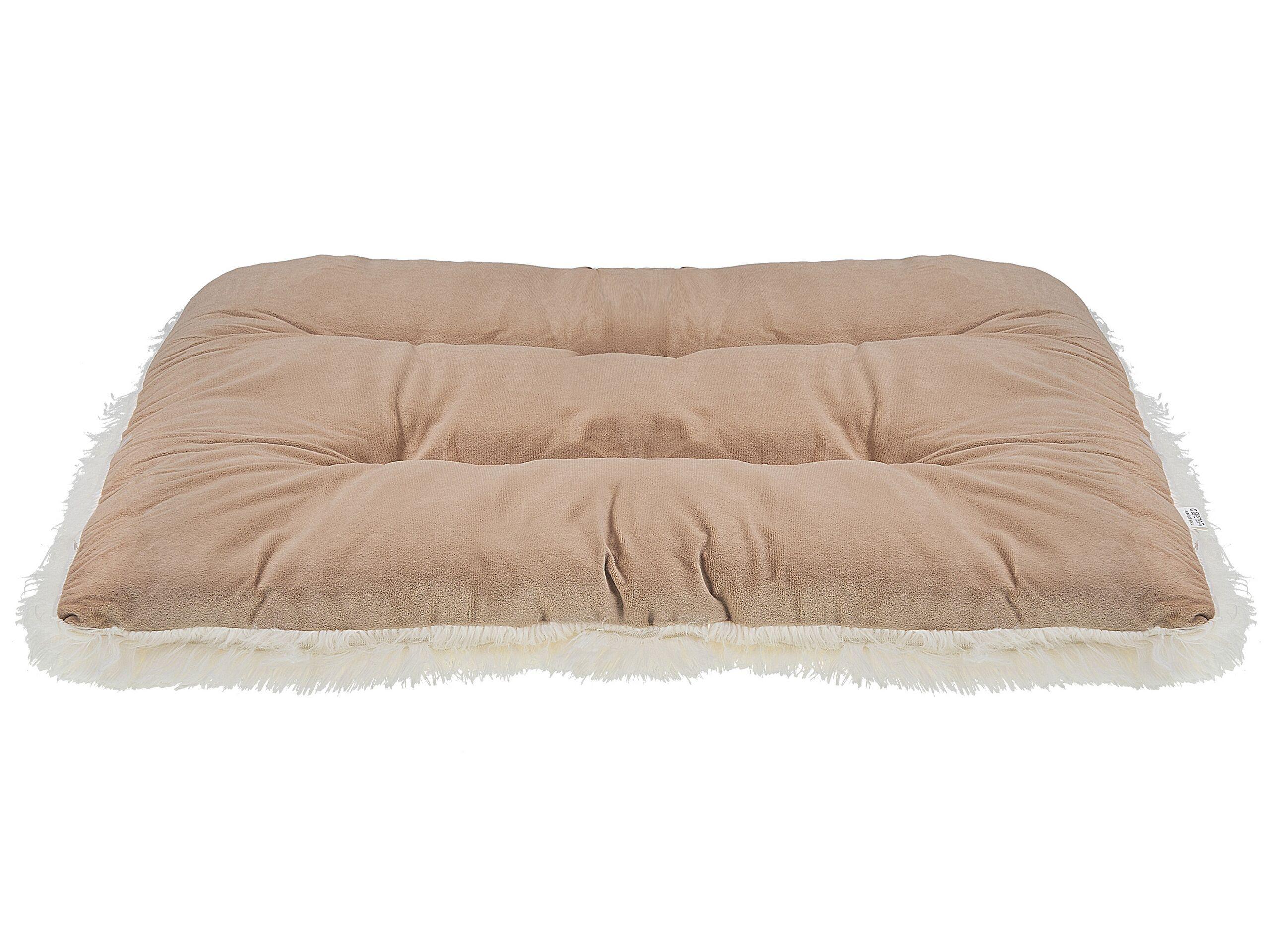 Beliani Tierbett aus Samtstoff Klassisch ERGANI