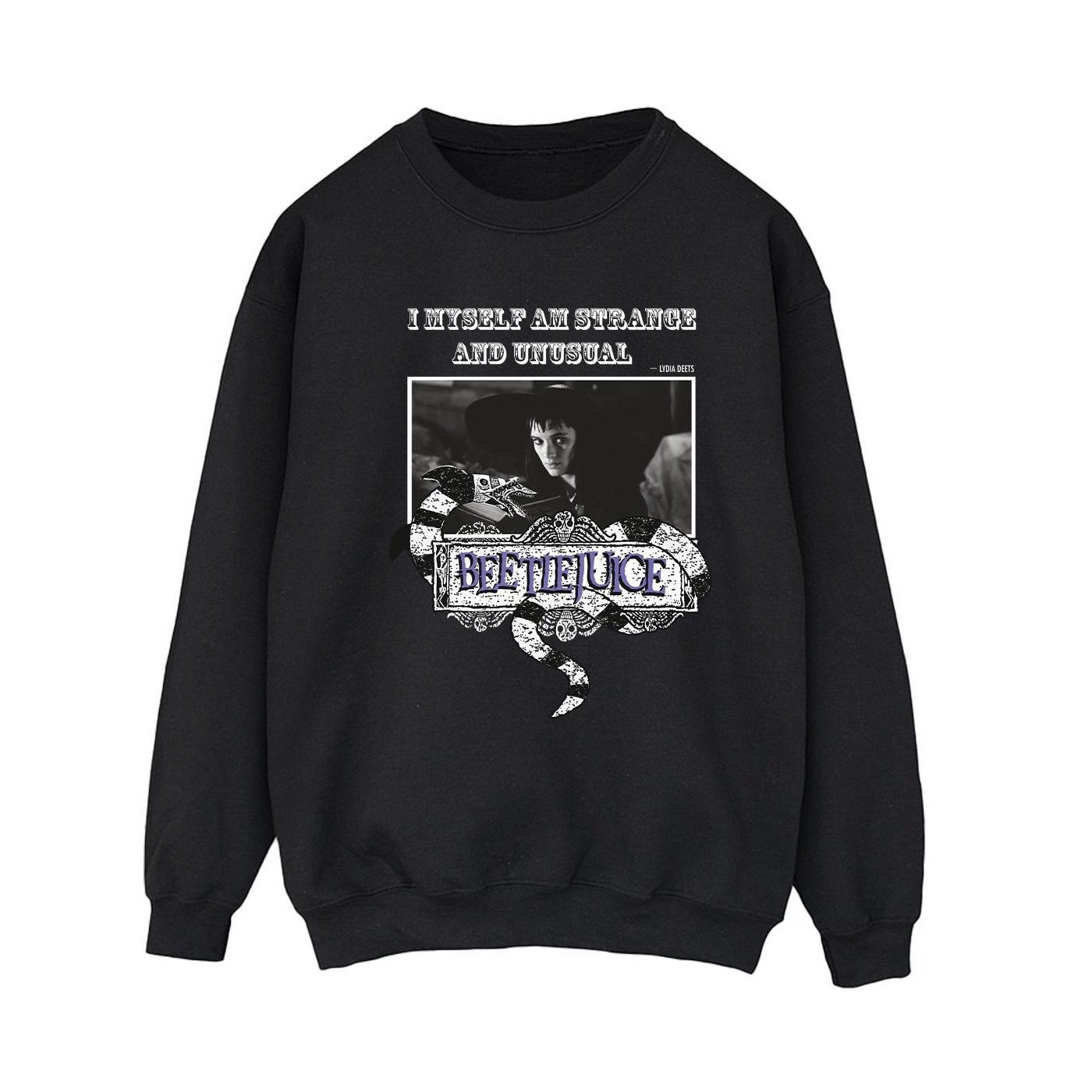 Beetlejuice I Myself Am Strange And Unusual Sweatshirt