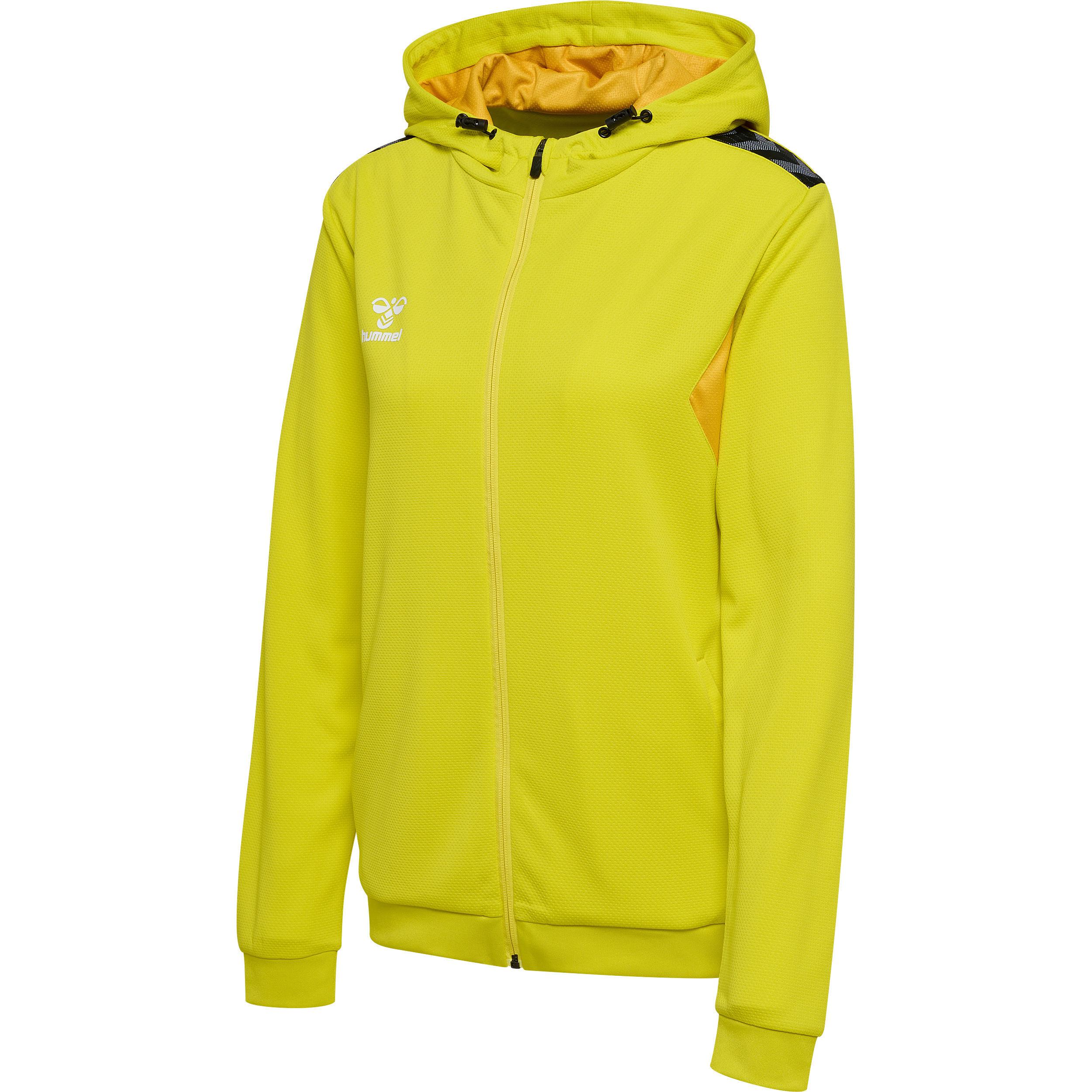 Hummel sweatjacke mit kapuze und reißverschluss polyester damen authentic