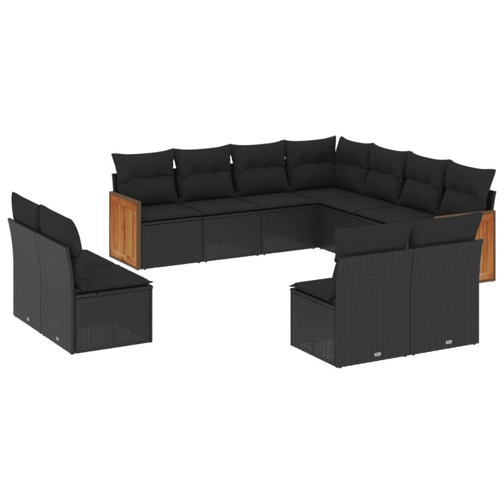 VidaXL Garten sofagarnitur poly-rattan