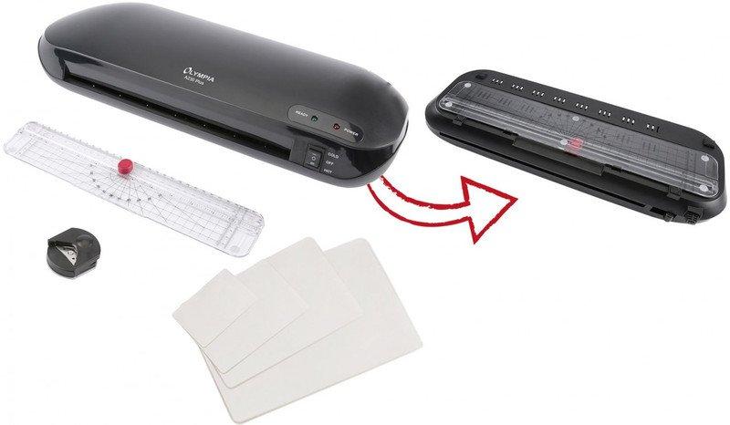 Olympia A4 4in1 (A 230 Plus) Laminating Set - black