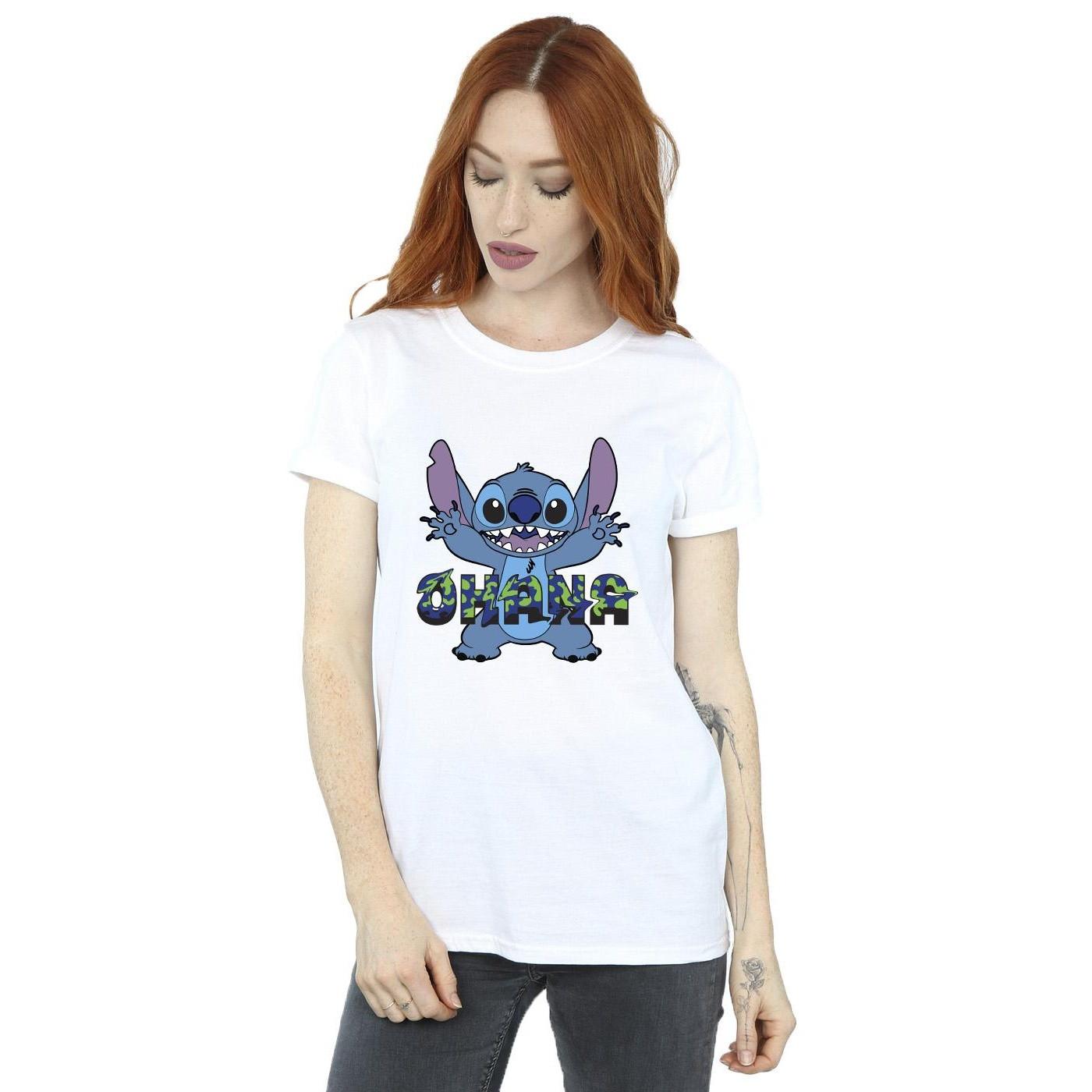 Disney Ohana Bedrucktes T-Shirt