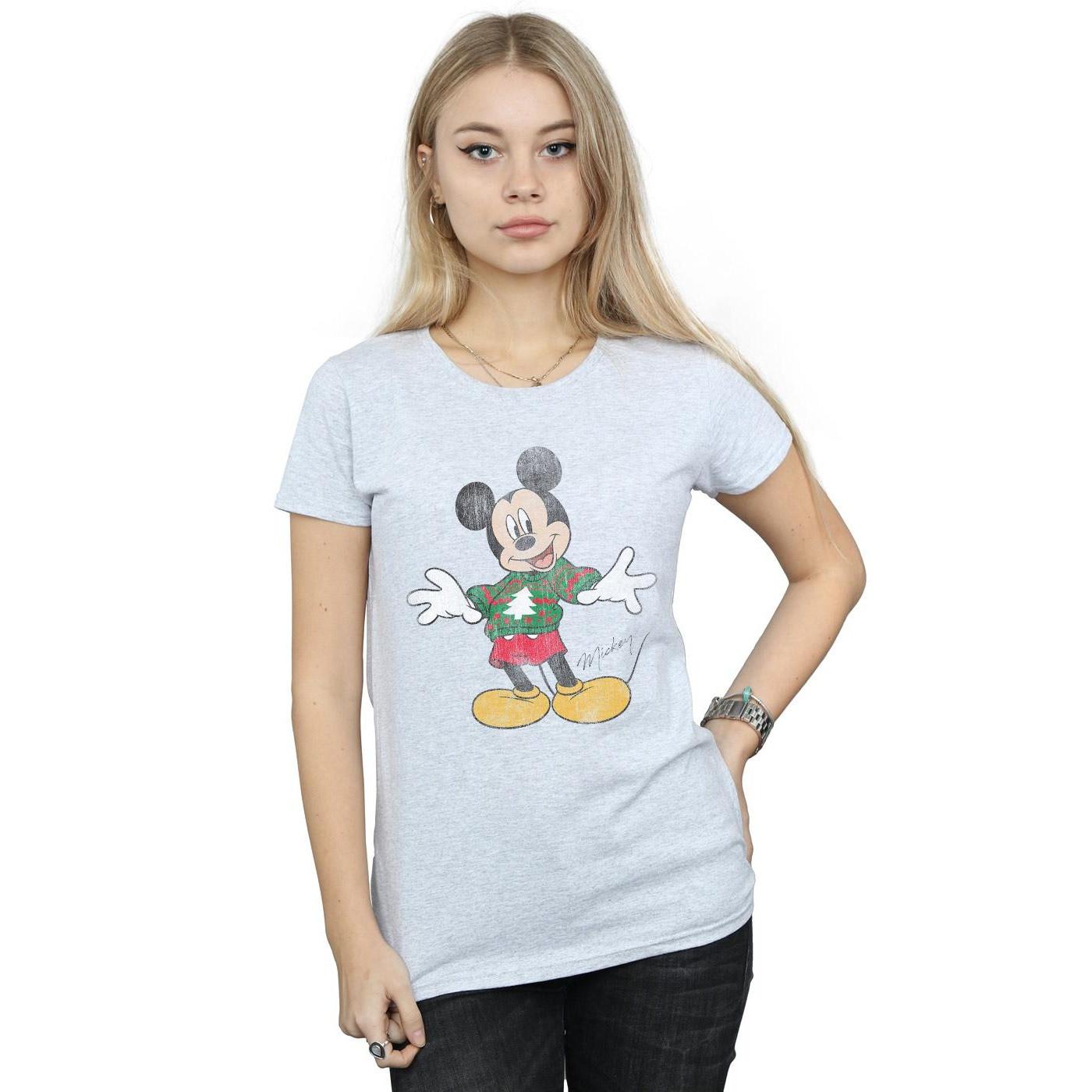 Disney Mickey Mouse Christmas Jumper T-Shirt