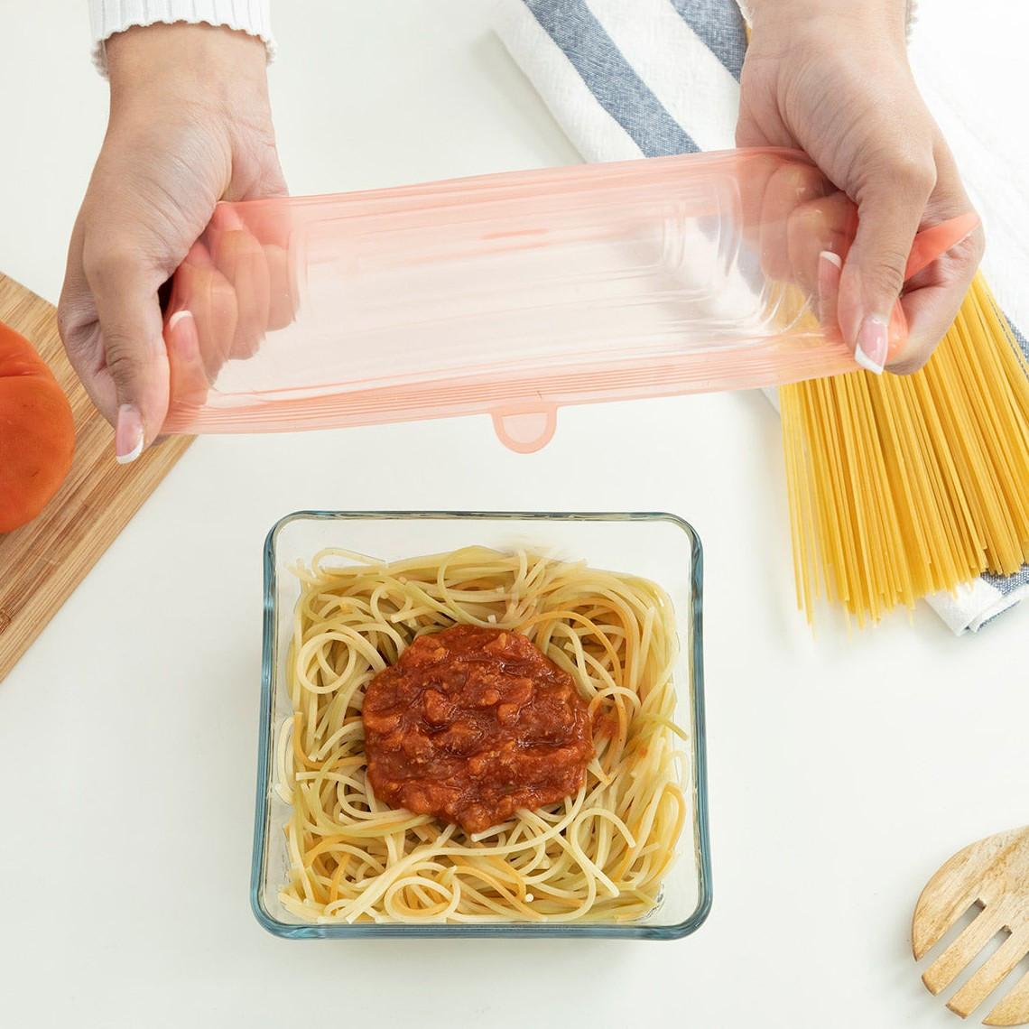 InnovaGoods Set mit wiederverwendbaren Lebensmittelhüllen – 10 Stück
