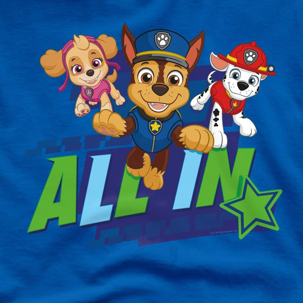 PAW PATROL All In Bedrucktes T-Shirt