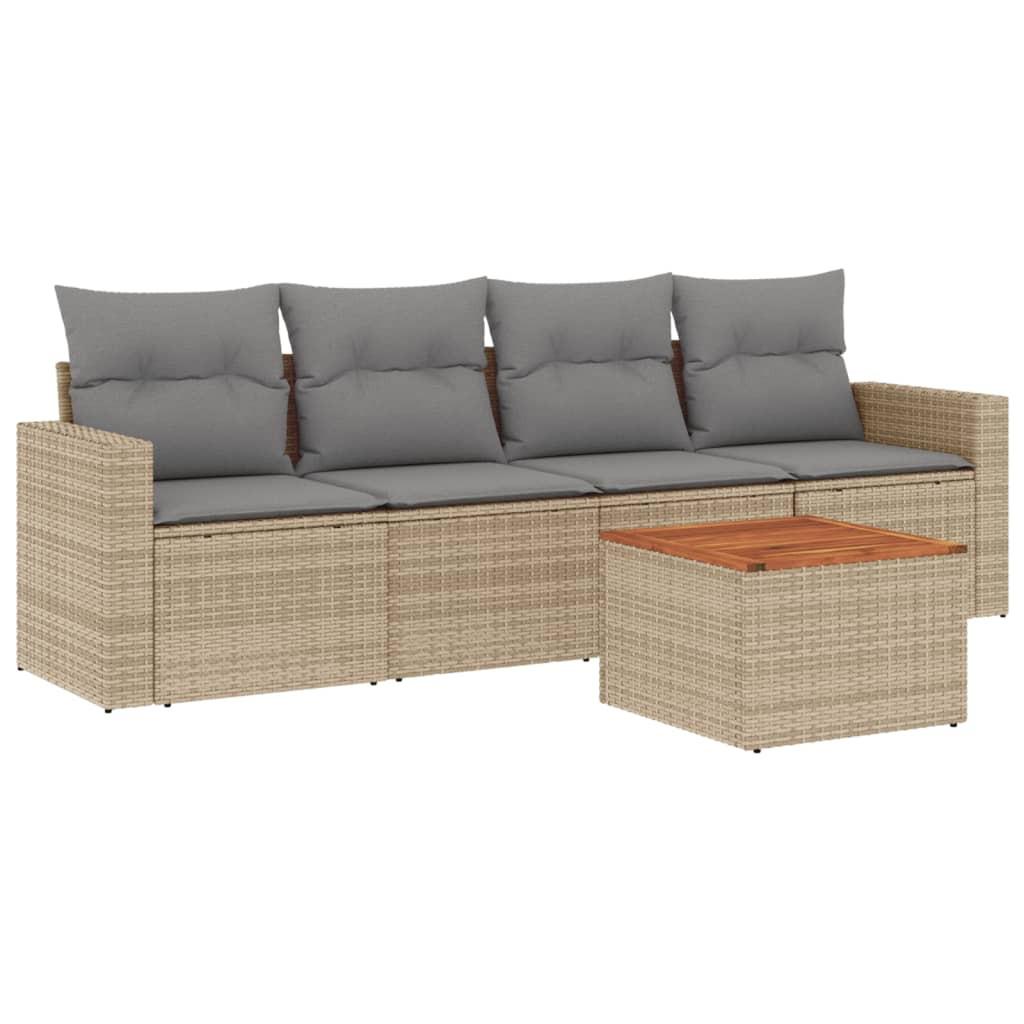 VidaXL Garten sofagarnitur poly-rattan