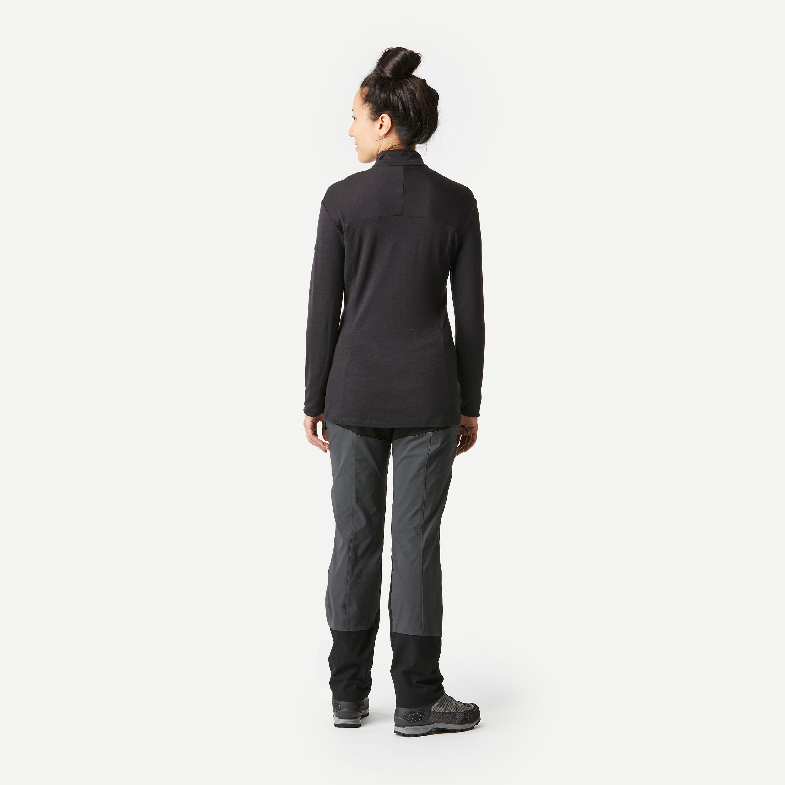 FORCLAZ Langarmshirt - TREK 500 MERINO