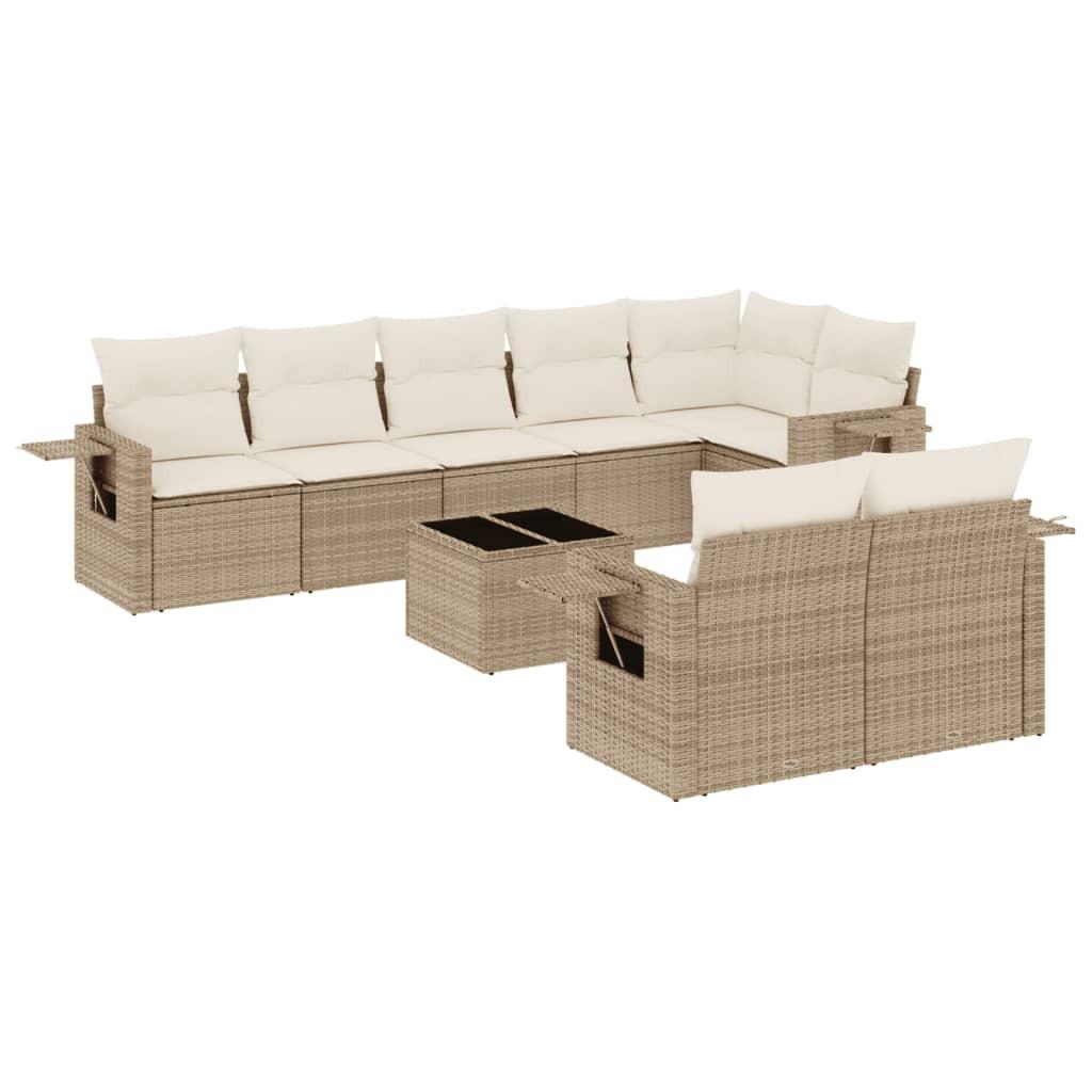 VidaXL Garten sofagarnitur poly-rattan