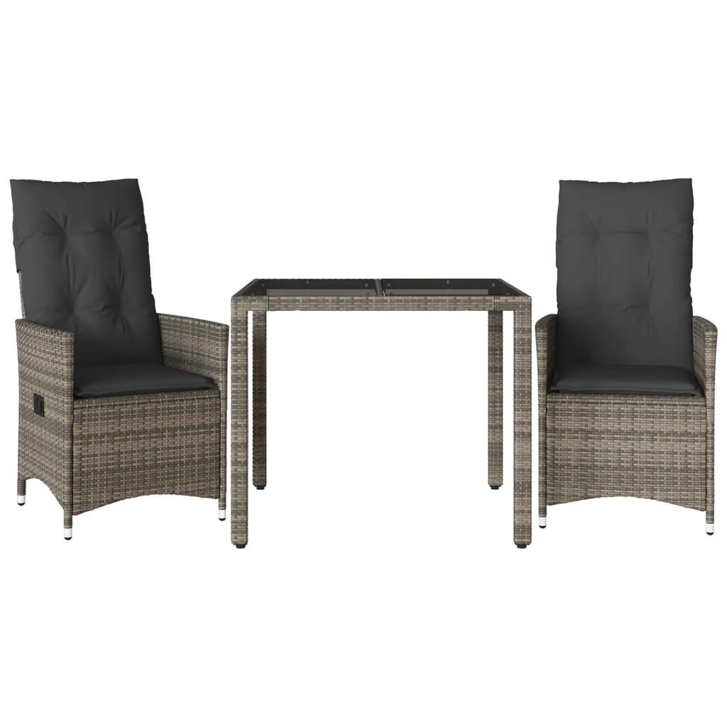 VidaXL Bistro set poly-rattan