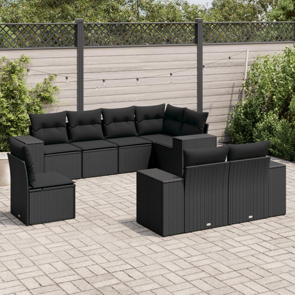VidaXL Garten sofagarnitur poly-rattan