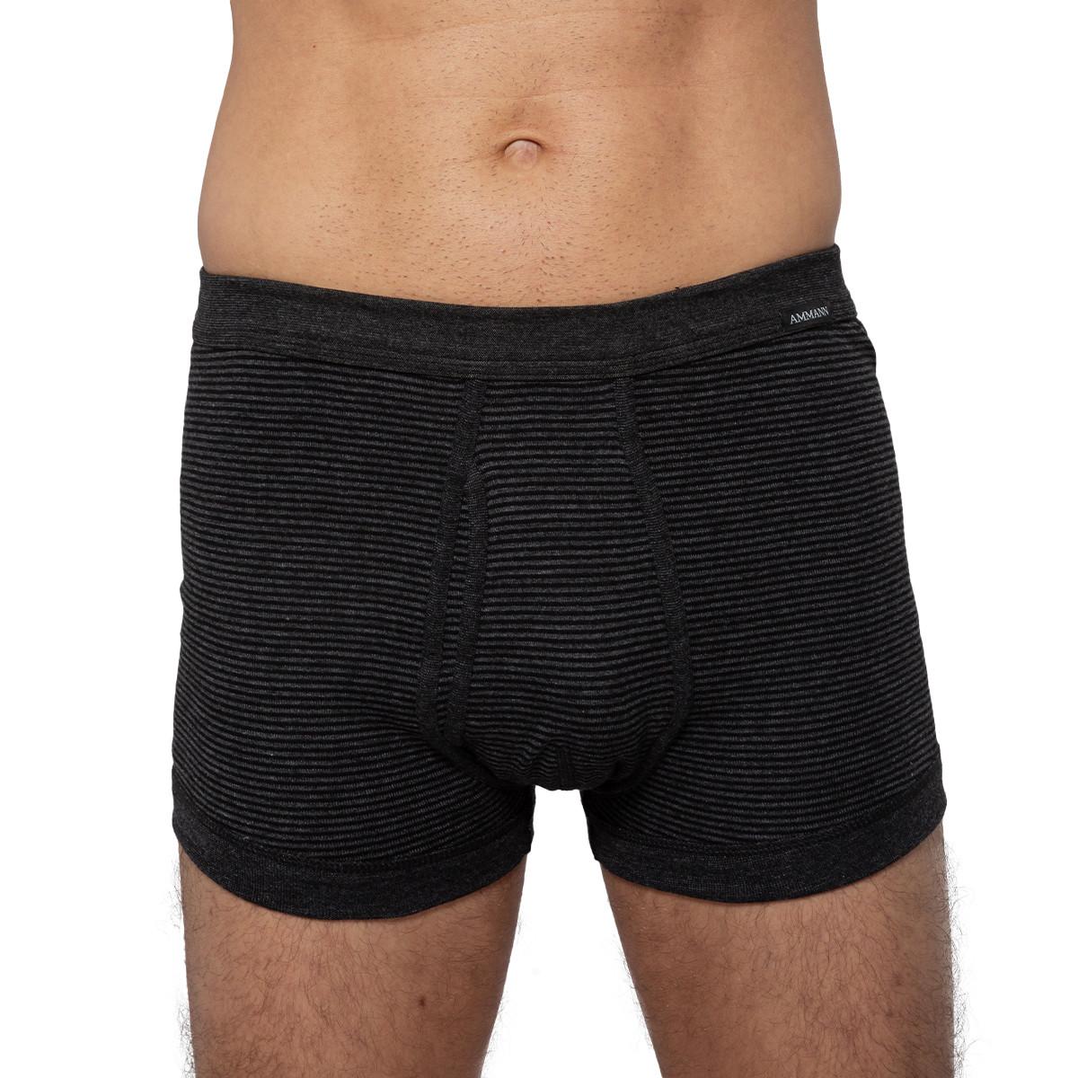 Ammann 2er Pack Jeans Feinripp - Retro-Short / Pant mit Eingriff