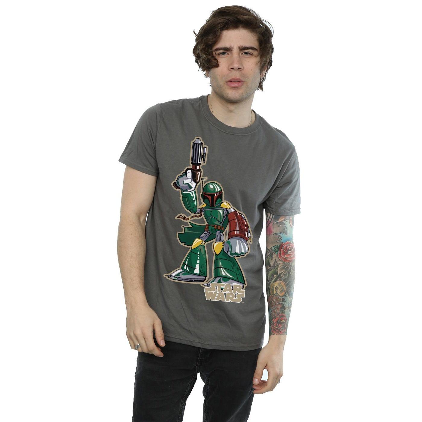 STAR WARS Star Wars Boba Fett Cartoon Print T-Shirt
