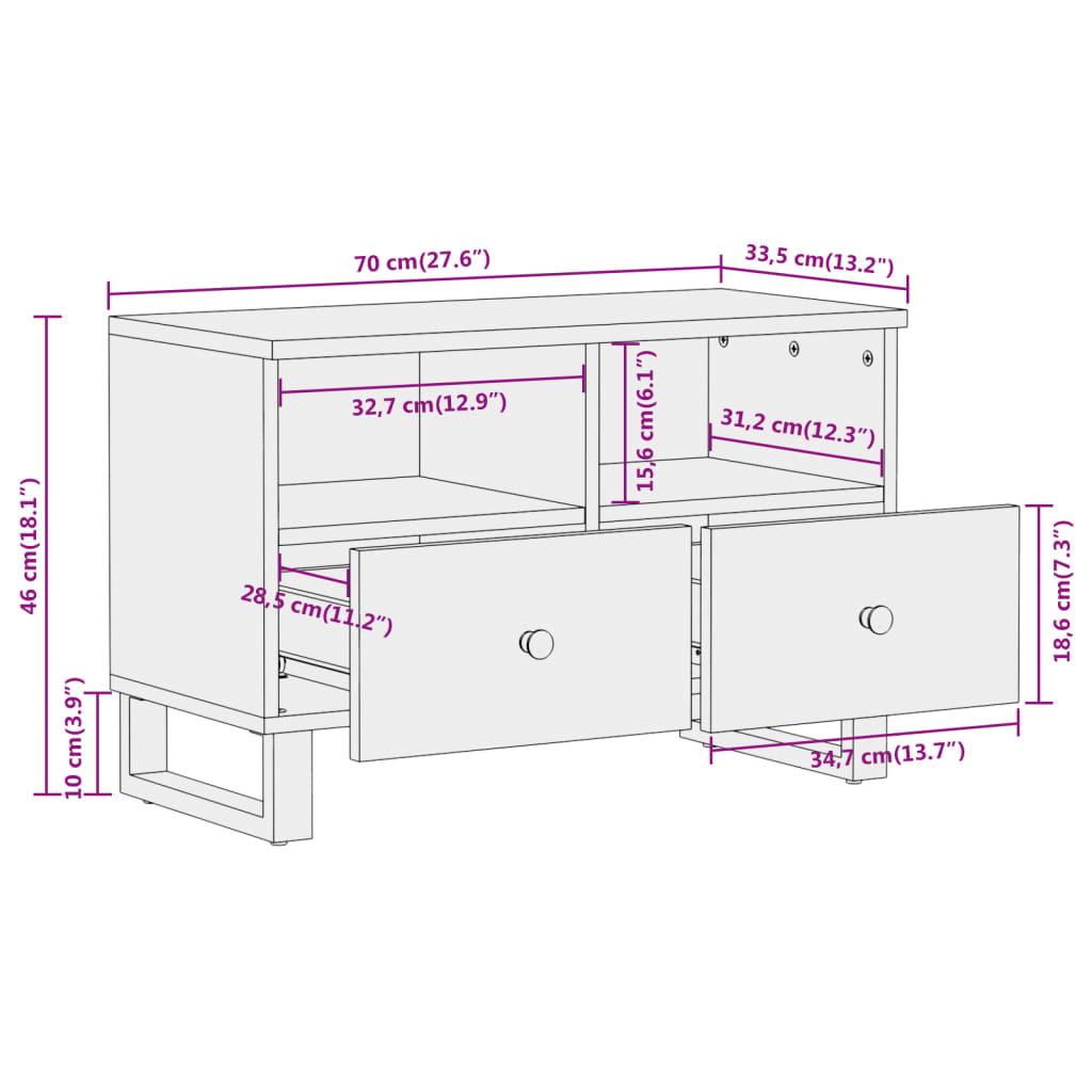 VidaXL Tv-schrank holz