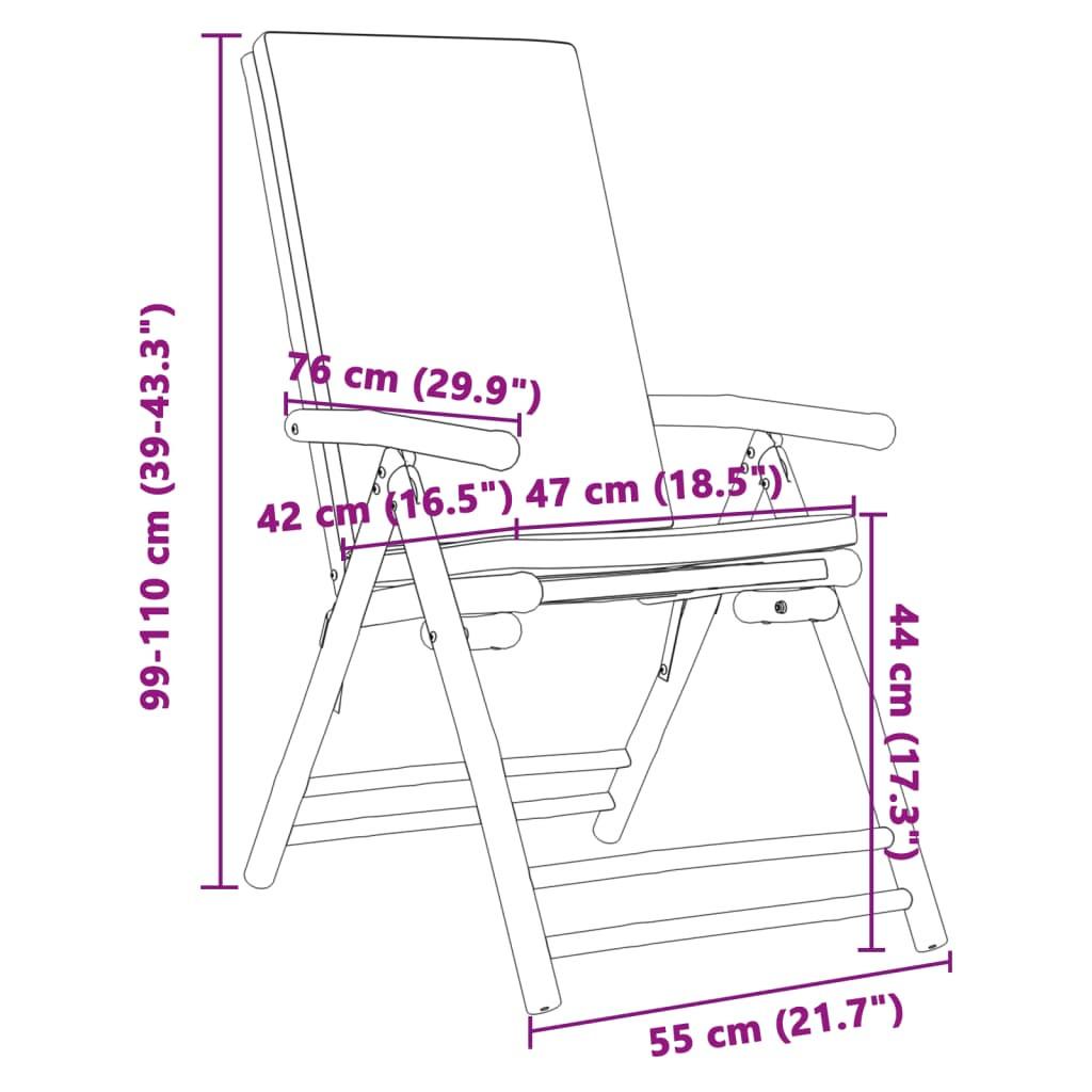 VidaXL Bistro set bambus