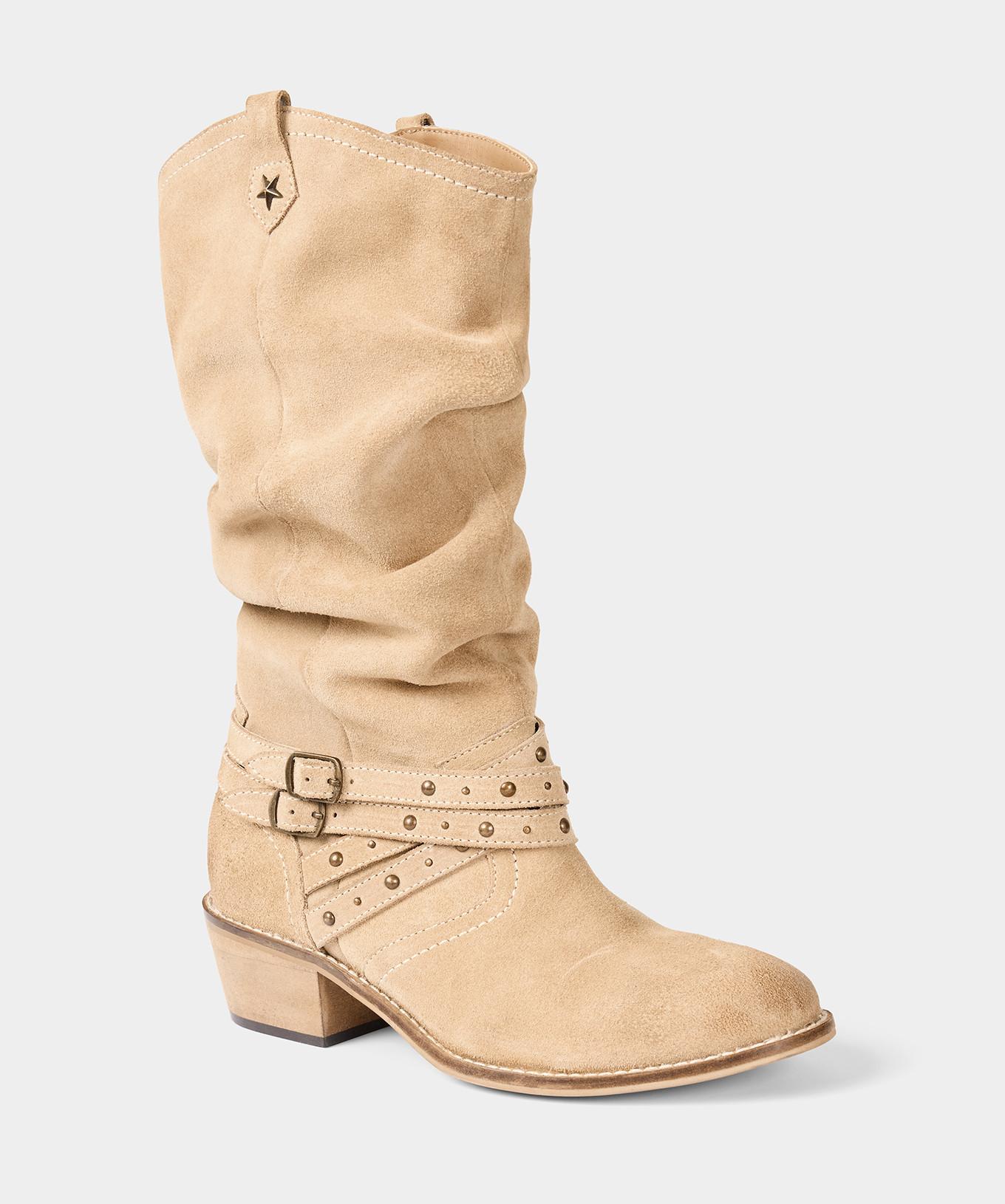 Joe Browns Slouchy Wildleder-Schnallenstiefel