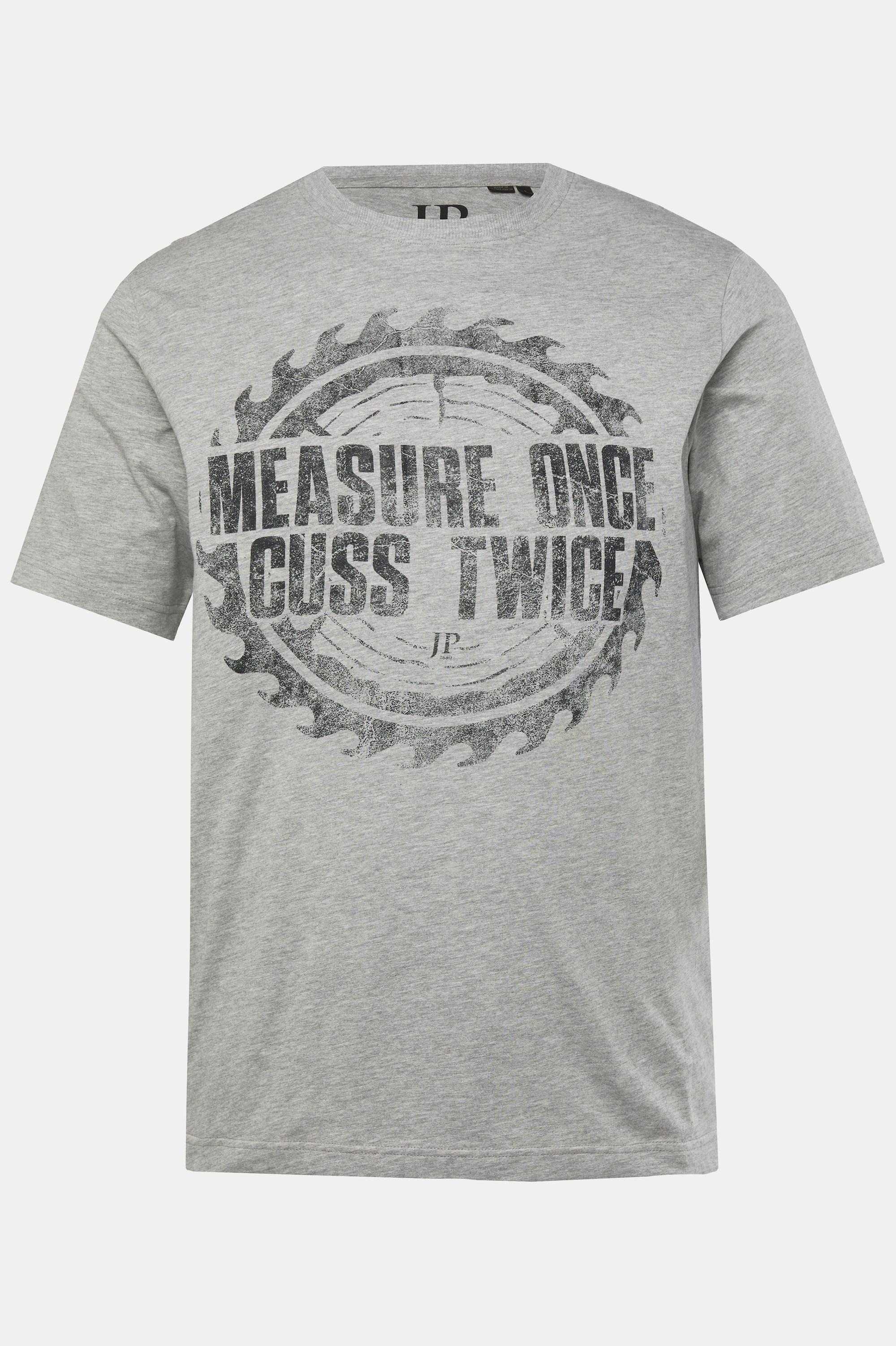 JP1880 Halbarm T-Shirt mit Brustprint