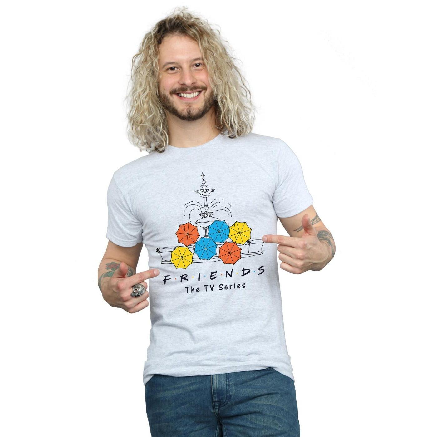 Friends Fountain Umbrellas T-Shirt