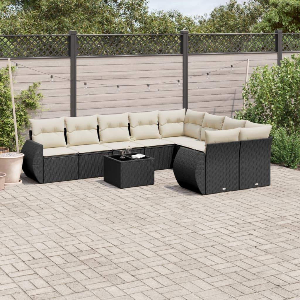 VidaXL Garten sofagarnitur poly-rattan