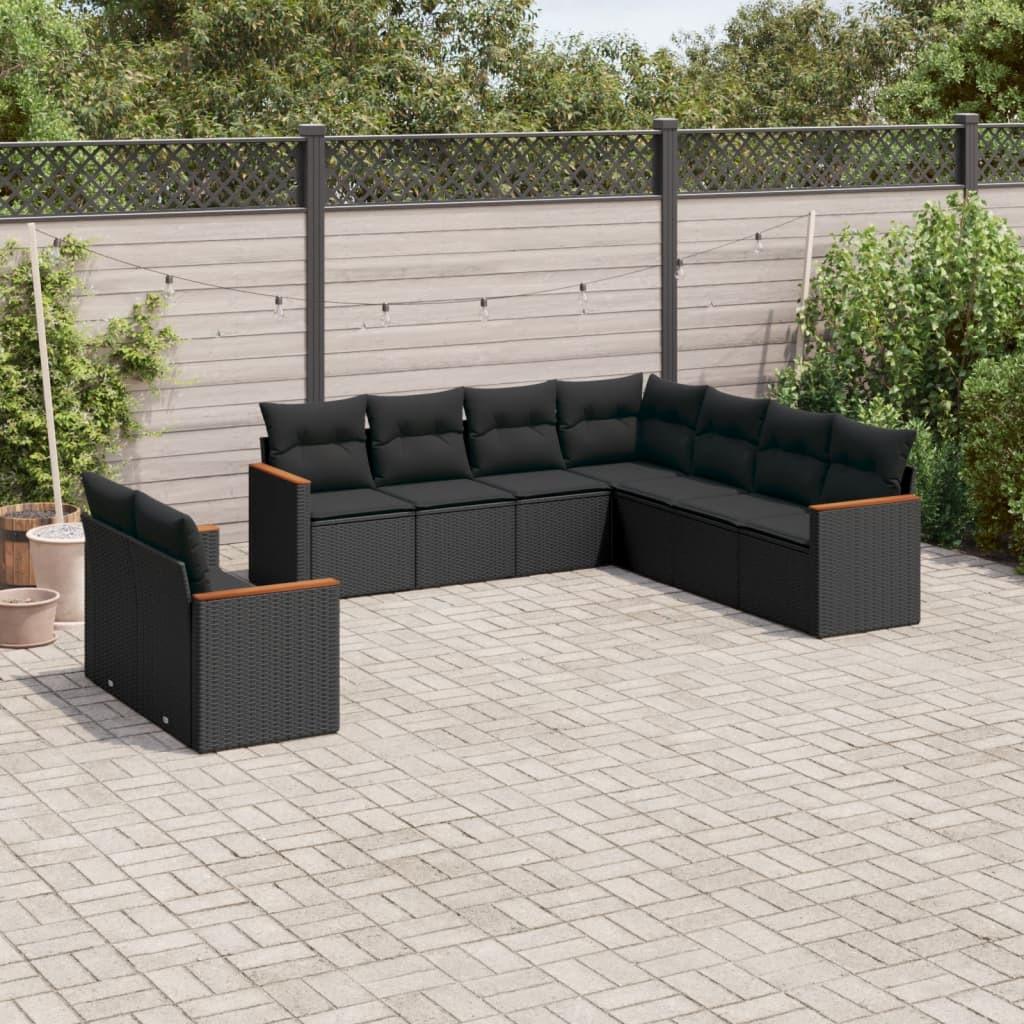 VidaXL Garten sofagarnitur poly-rattan