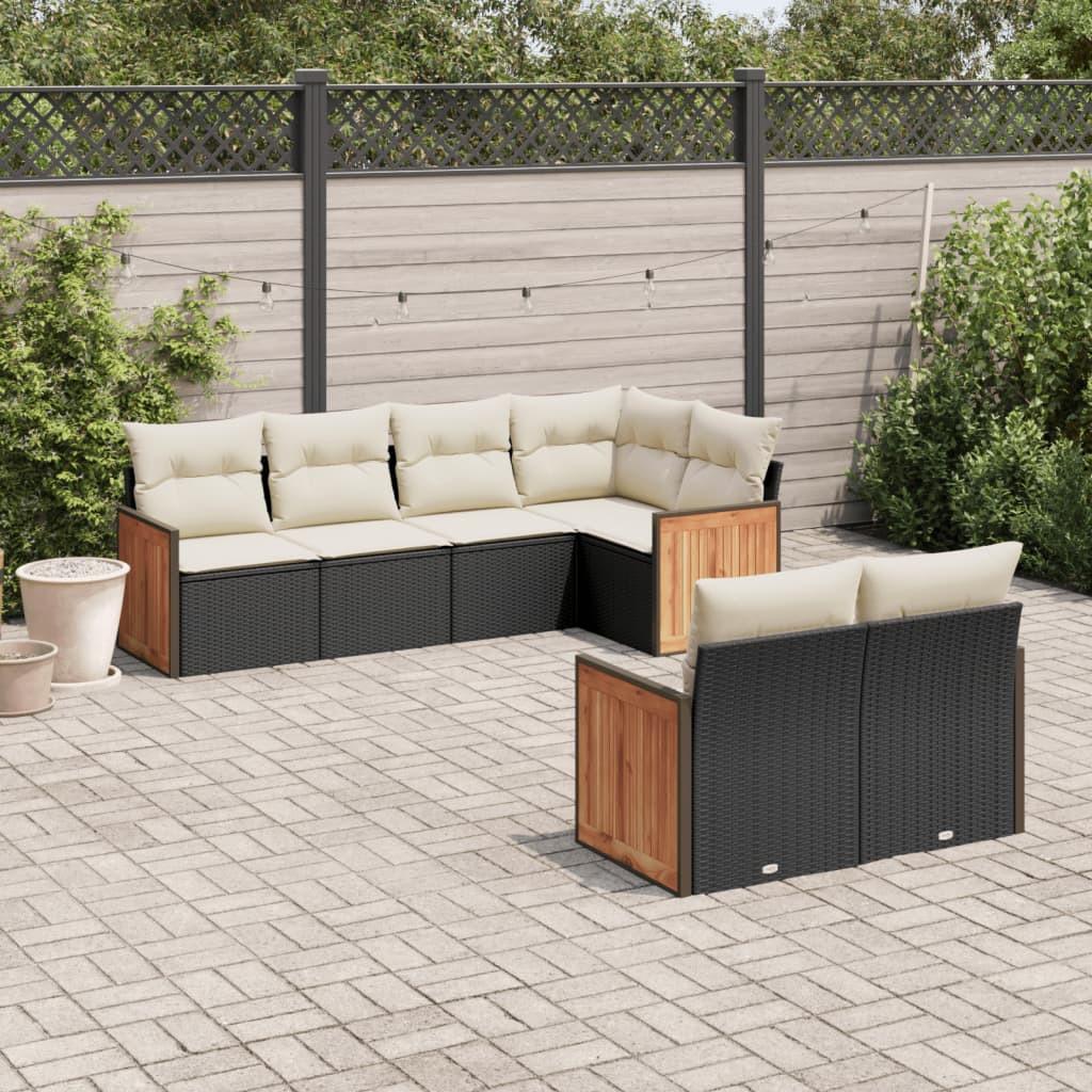 VidaXL Garten sofagarnitur poly-rattan