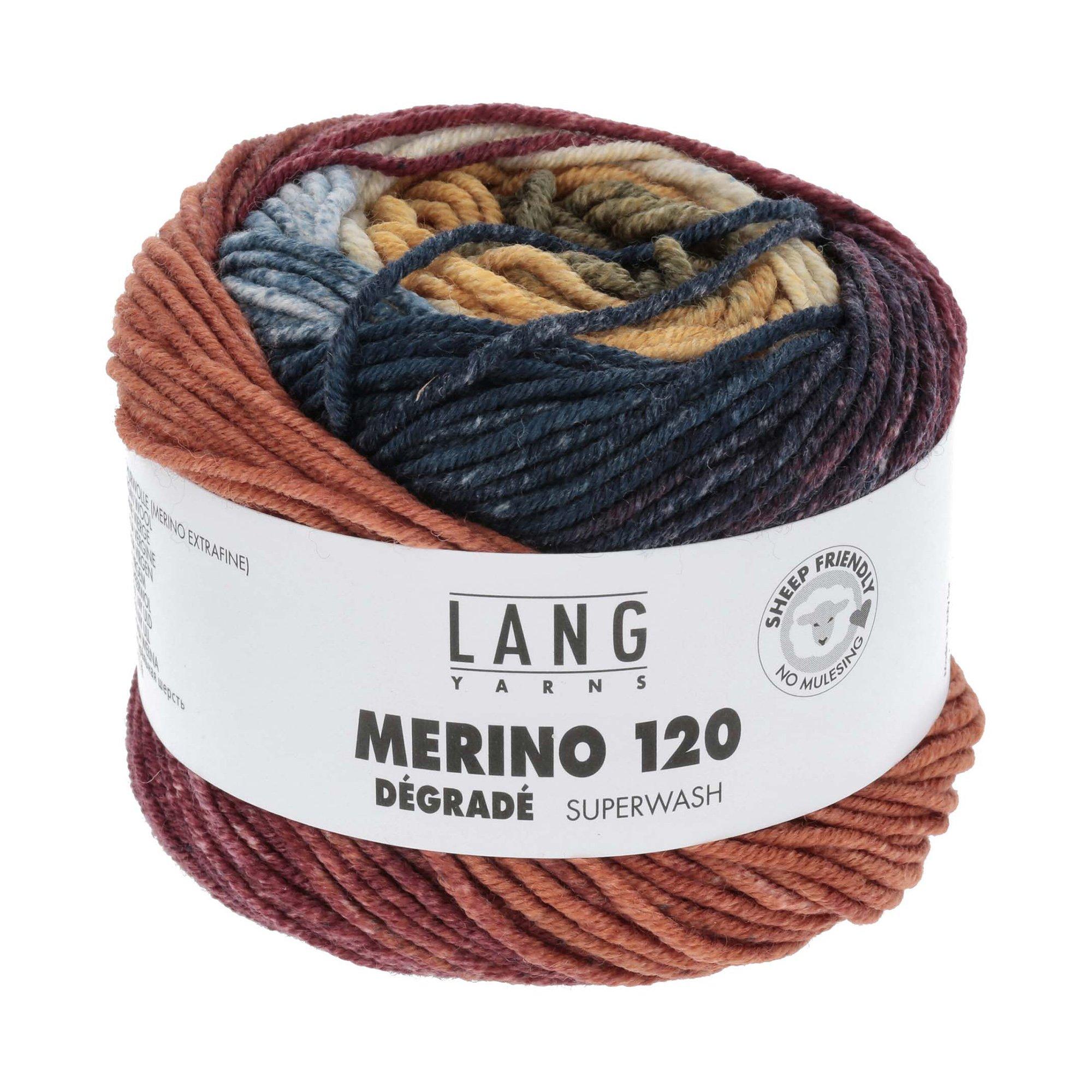 LANG Strickgarn MERINO 120 DÉGRADÉ