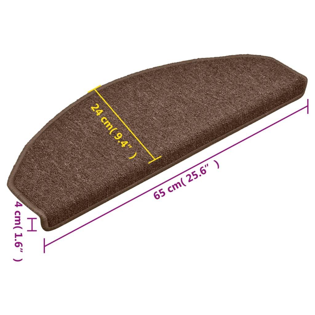 VidaXL Treppenmatten 15 stk. polypropylen