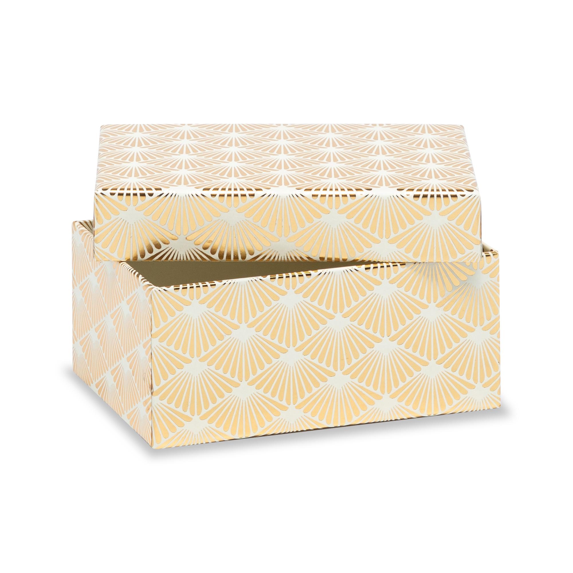 Manor Geschenkbox Muschel Gold