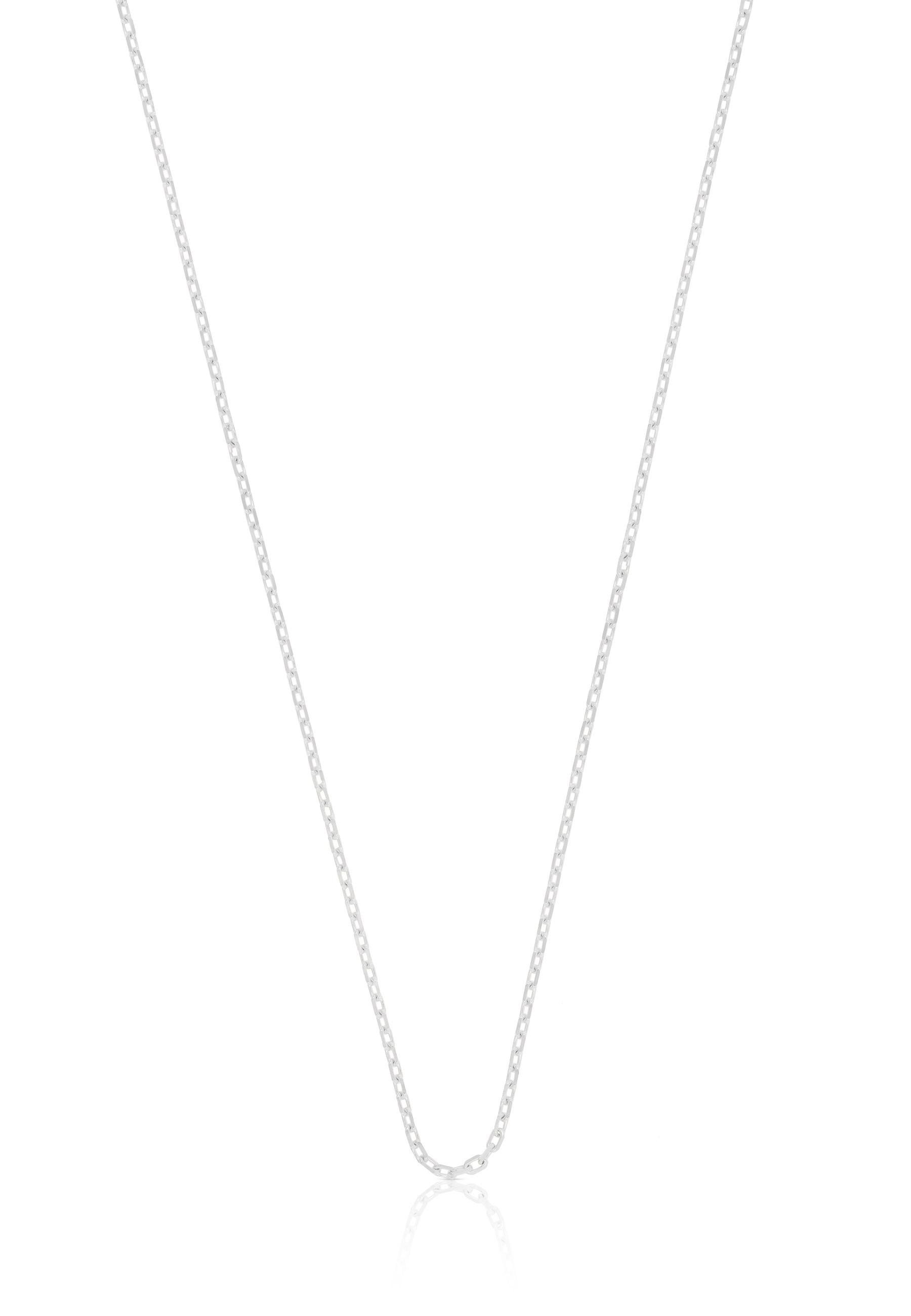 MUAU Schmuck Collier Rundanker Weissgold 750, 2.7mm, 40cm