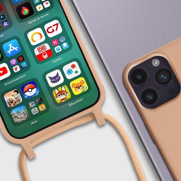 Avizar Kettenhülle iPhone 14 Pro Max Lachsrosa