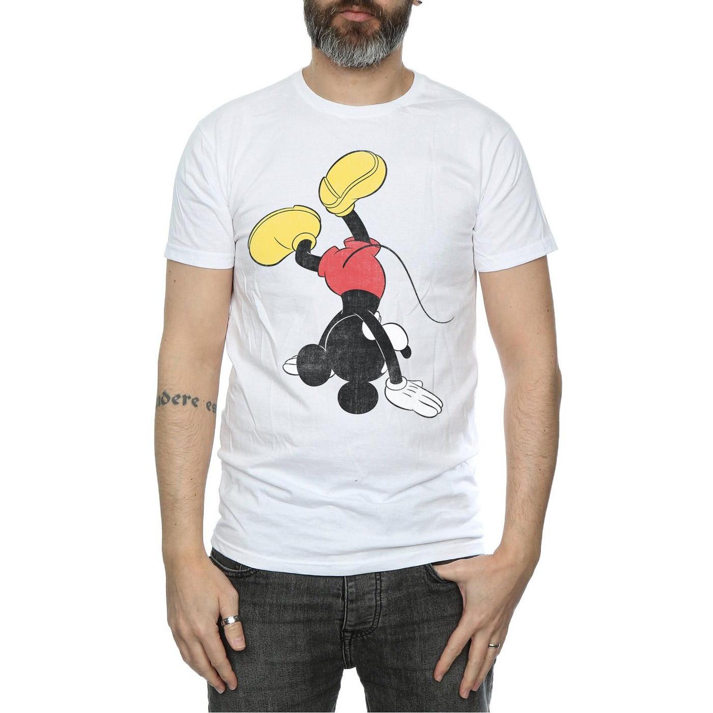 Disney Mickey Mouse Upside Down Print T-Shirt