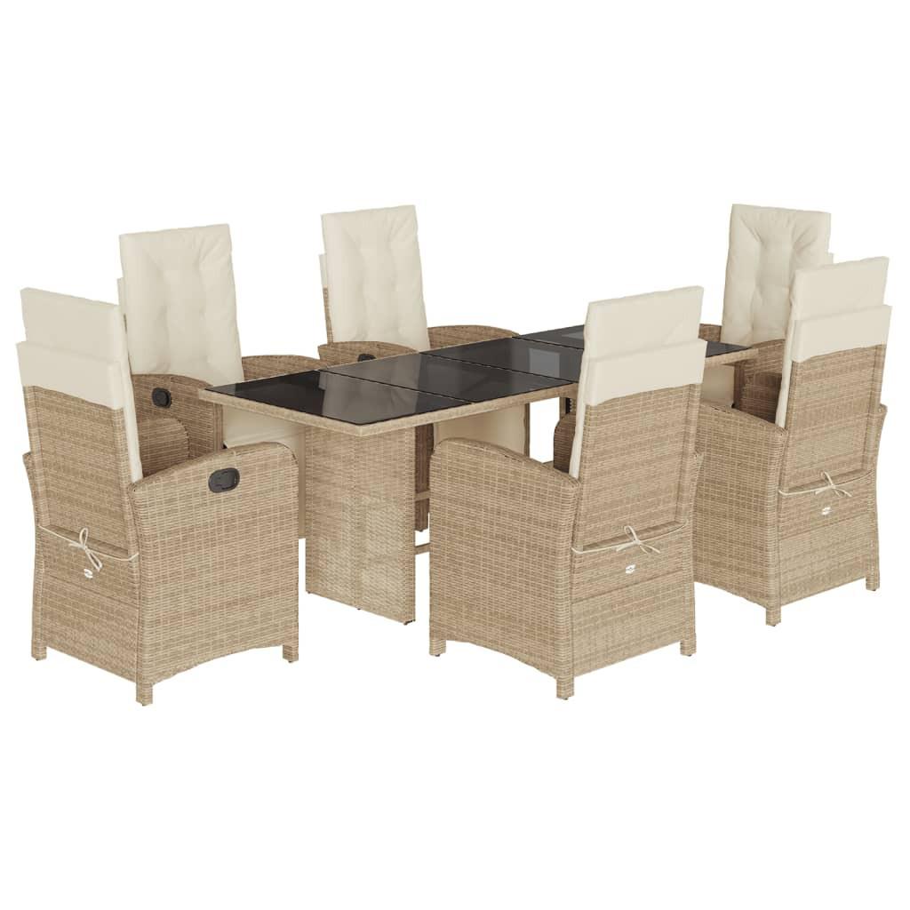VidaXL Garten essgruppe poly-rattan