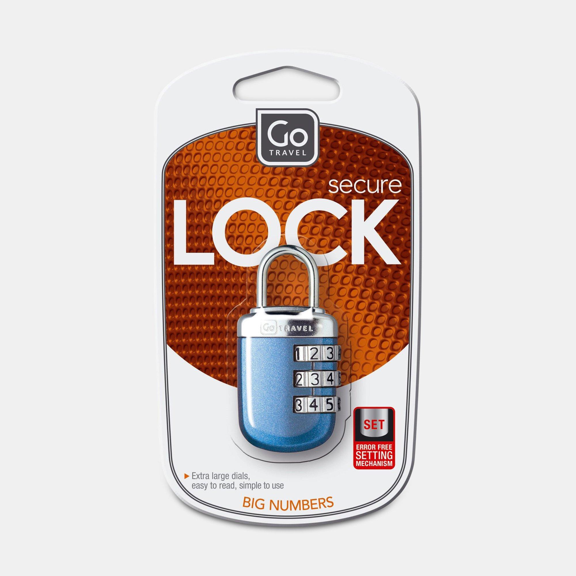Go Travel Kombinationsschloss Big Wheel Padlock
