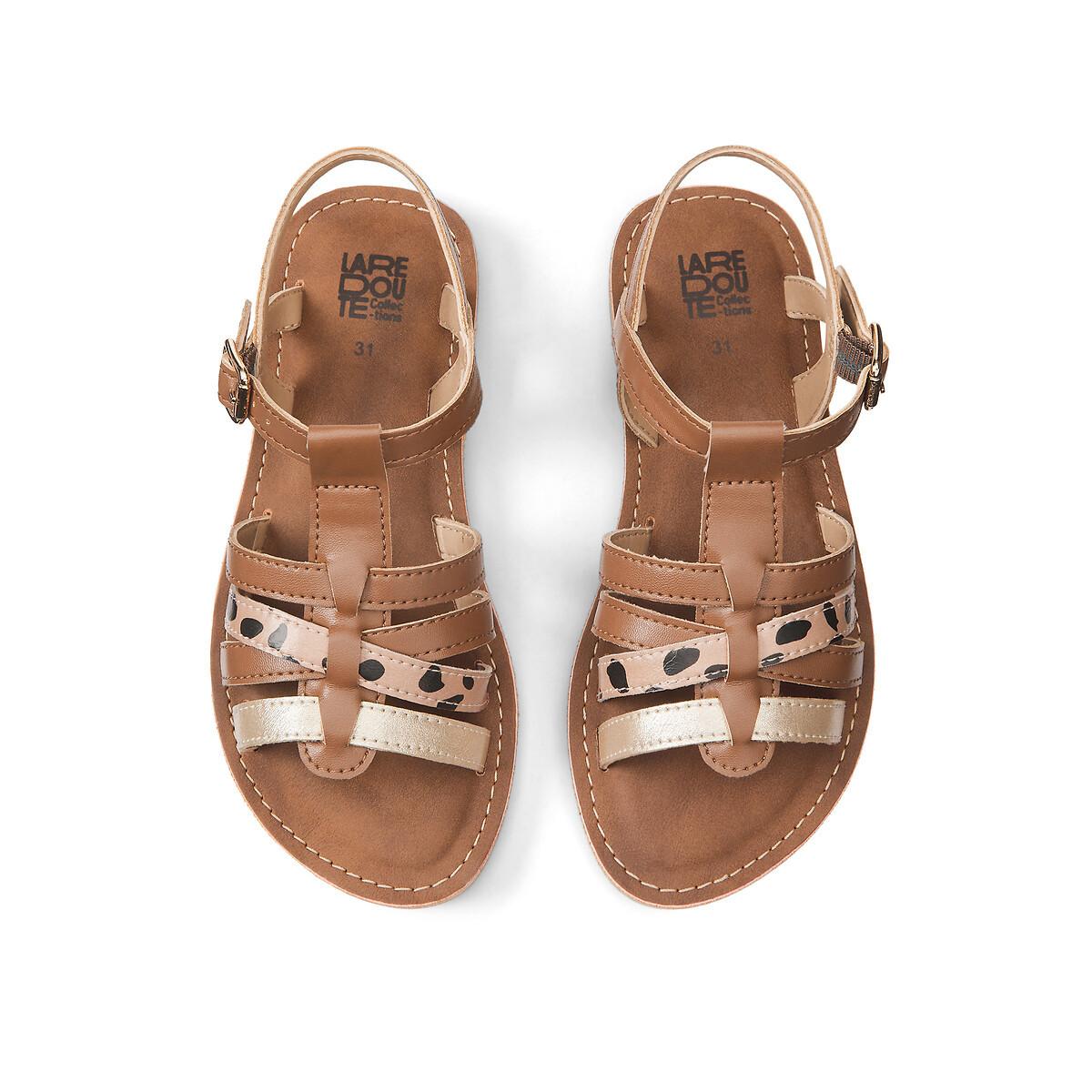 La Redoute Collections Ledersandalen