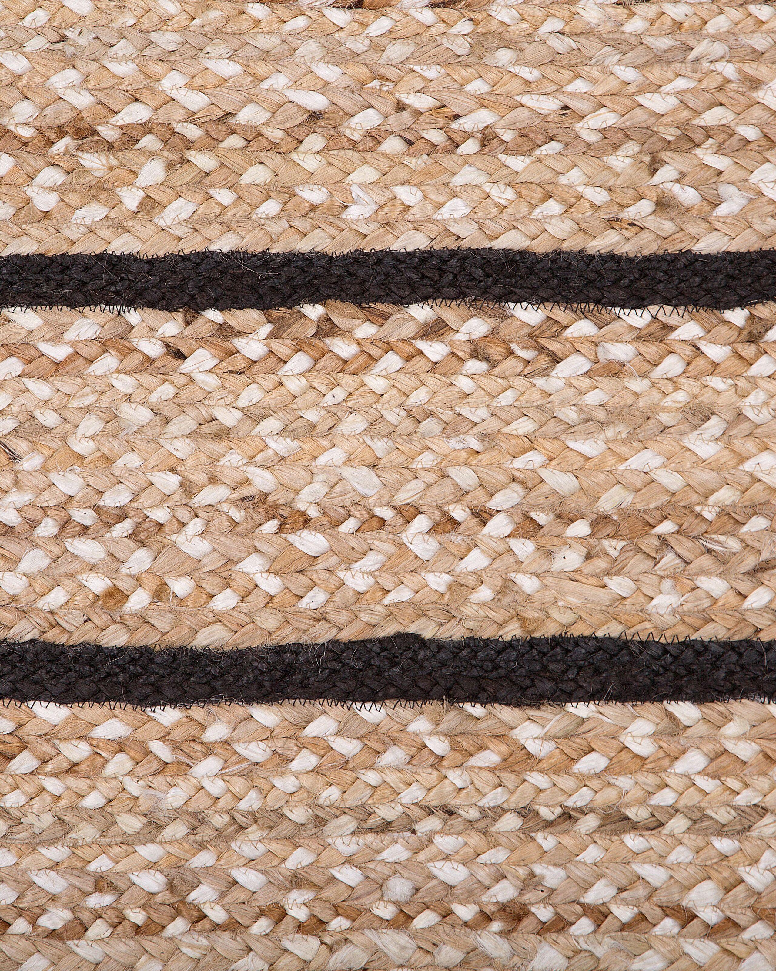 Beliani Teppich aus Jute Boho KARADONA