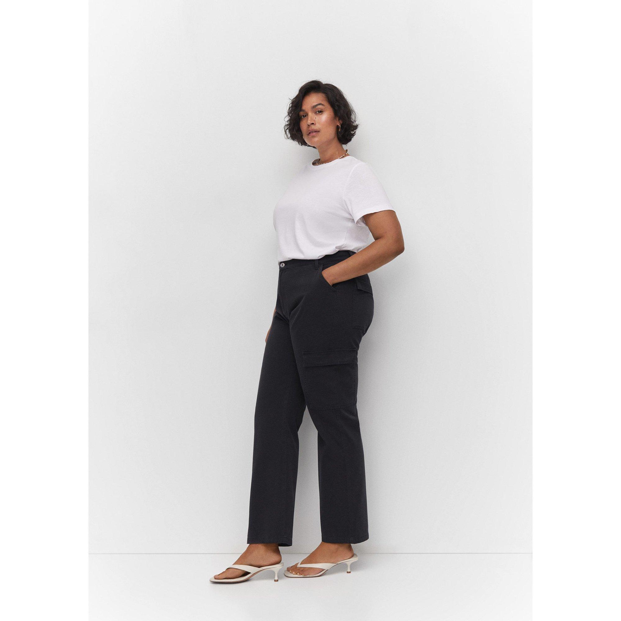 MANGO Newcargo Straight Leg Jeans