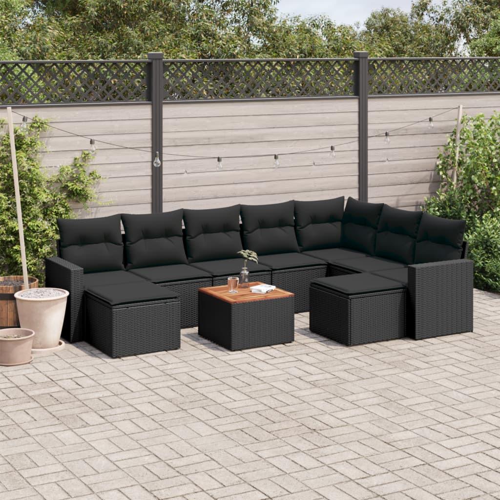 VidaXL Garten sofagarnitur poly-rattan
