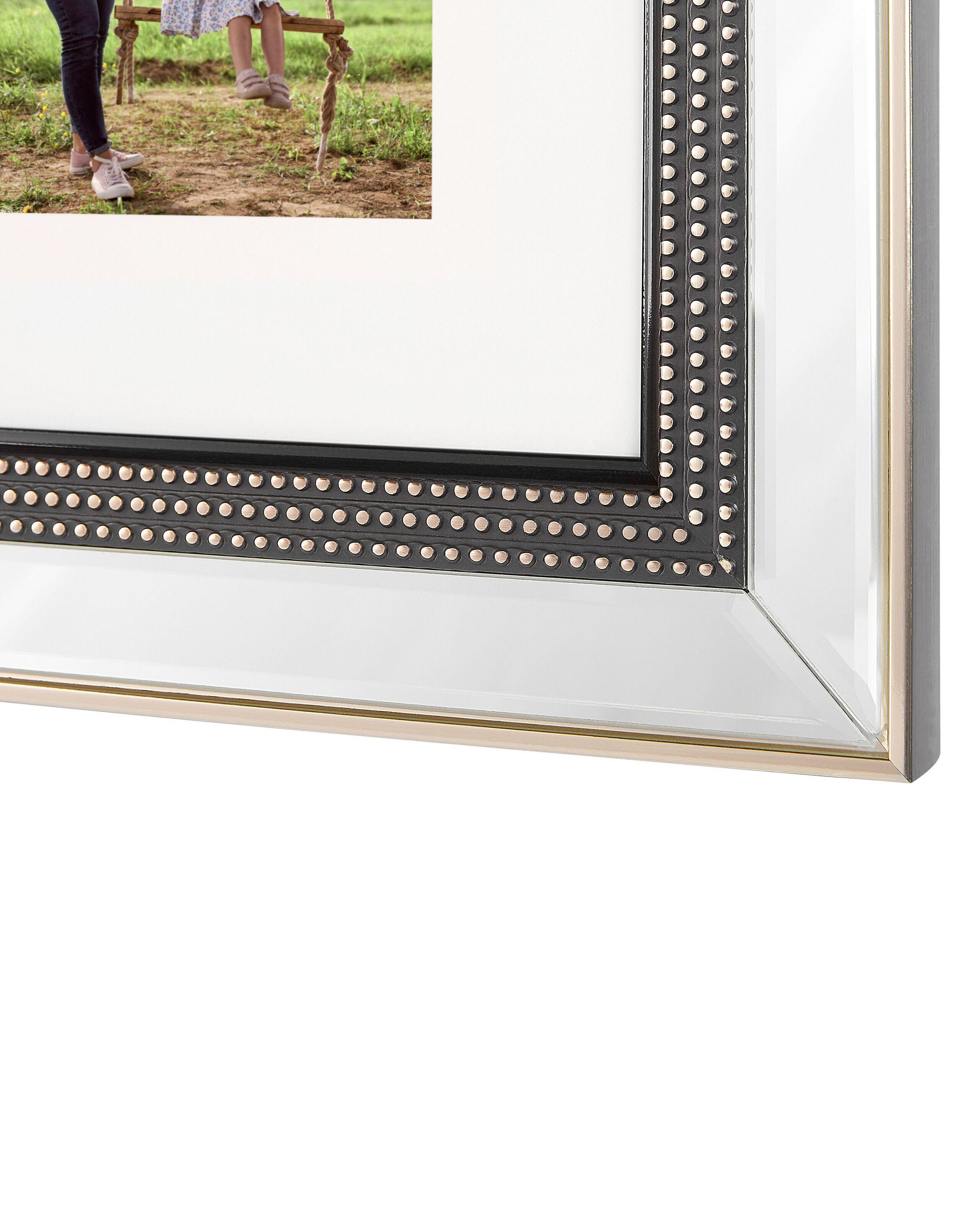 Beliani Fotorahmen aus Glas Glamourös DALABA